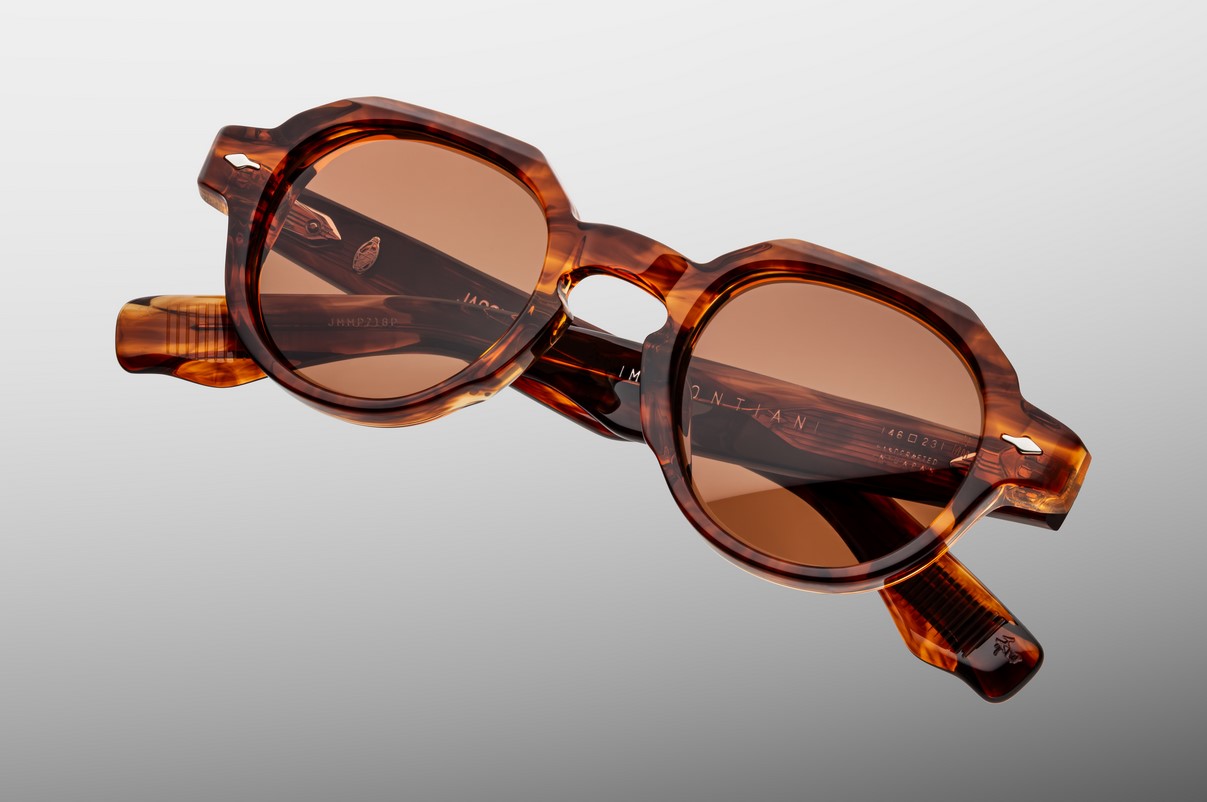 Sunglasses Model Pontian in Color Bourbon with Dark Tuscan Armolite lenses from Jacques Marie Mage