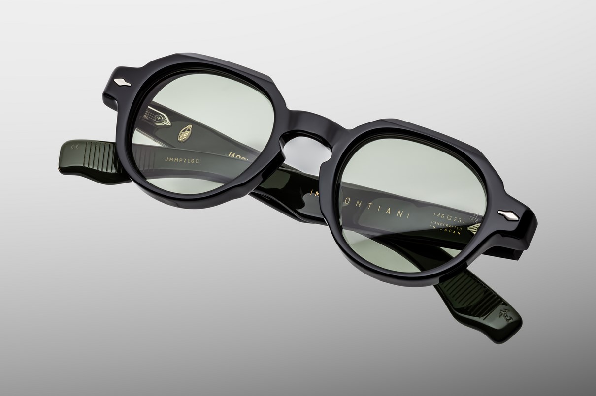 Sunglasses Model Pontian in Color Cobra with Light Bottle Green Armolite lenses from Jacques Marie Mage