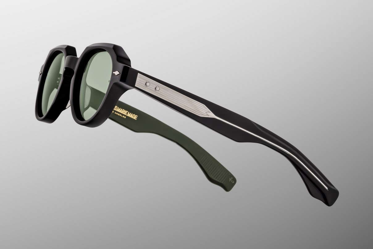 Sunglasses Model Pontian in Color Cobra with Light Bottle Green Armolite lenses from Jacques Marie Mage