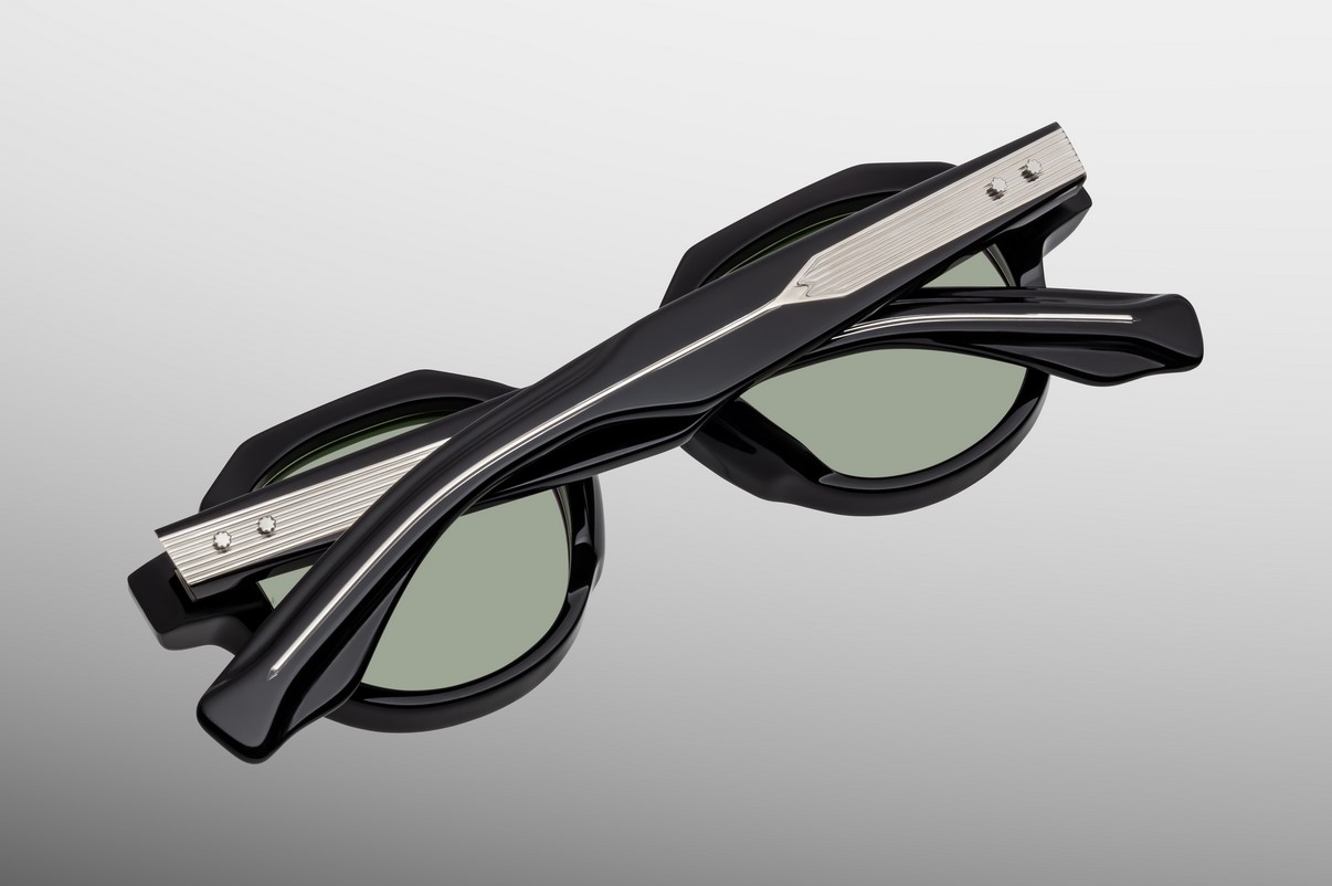 Sunglasses Model Pontian in Color Cobra with Light Bottle Green Armolite lenses from Jacques Marie Mage