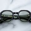 Sunglasses Model Pontian in Color Cobra with Light Bottle Green Armolite lenses from Jacques Marie Mage