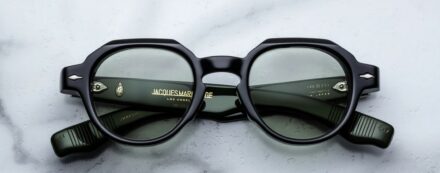 Sunglasses Model Pontian in Color Cobra with Light Bottle Green Armolite lenses from Jacques Marie Mage