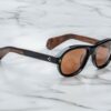 Sunglasses Model Richard in Color Noir X with Orange CR39 Lenses from Jacques Marie Mage
