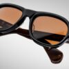 Sunglasses Model Richard in Color Noir X with Orange CR39 Lenses from Jacques Marie Mage