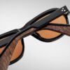 Sunglasses Model Richard in Color Noir X with Orange CR39 Lenses from Jacques Marie Mage