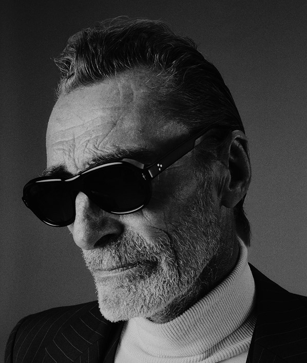 Sunglasses Model Richard in Color Noir X with Orange CR39 Lenses from Jacques Marie Mage
