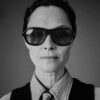 Sunglasses Model Richard in Color Noir X with Orange CR39 Lenses from Jacques Marie Mage
