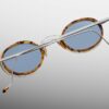 Sunglasses Model Varda in color Cairo with Cerulean Lenses from Jacques Marie Mage