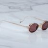 Sunglasses Model Varda in color Champagne with Mahogany Lenses from Jacques Marie Mage