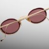 Sunglasses Model Varda in color Champagne with Mahogany Lenses from Jacques Marie Mage