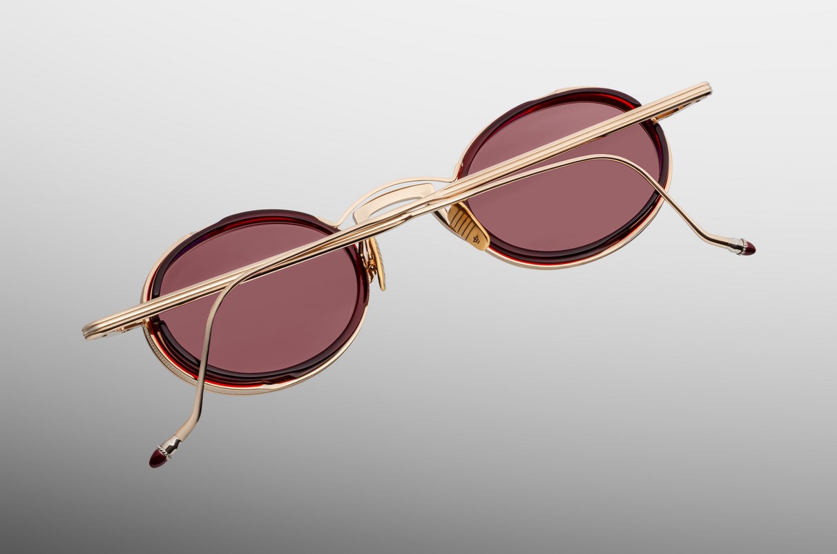 Sunglasses Model Varda in color Champagne with Mahogany Lenses from Jacques Marie Mage