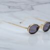 Sunglasses Model Varda in color Ebony with Nimbus Lenses from Jacques Marie Mage