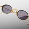 Sunglasses Model Varda in color Ebony with Nimbus Lenses from Jacques Marie Mage
