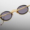 Sunglasses Model Varda in color Ebony with Nimbus Lenses from Jacques Marie Mage