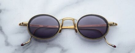 Sunglasses Model Varda in color Ebony with Nimbus Lenses from Jacques Marie Mage