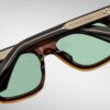 Sunglasses Model Yves in Zoltar with Vintage Green lenses from Jacques Marie Mage