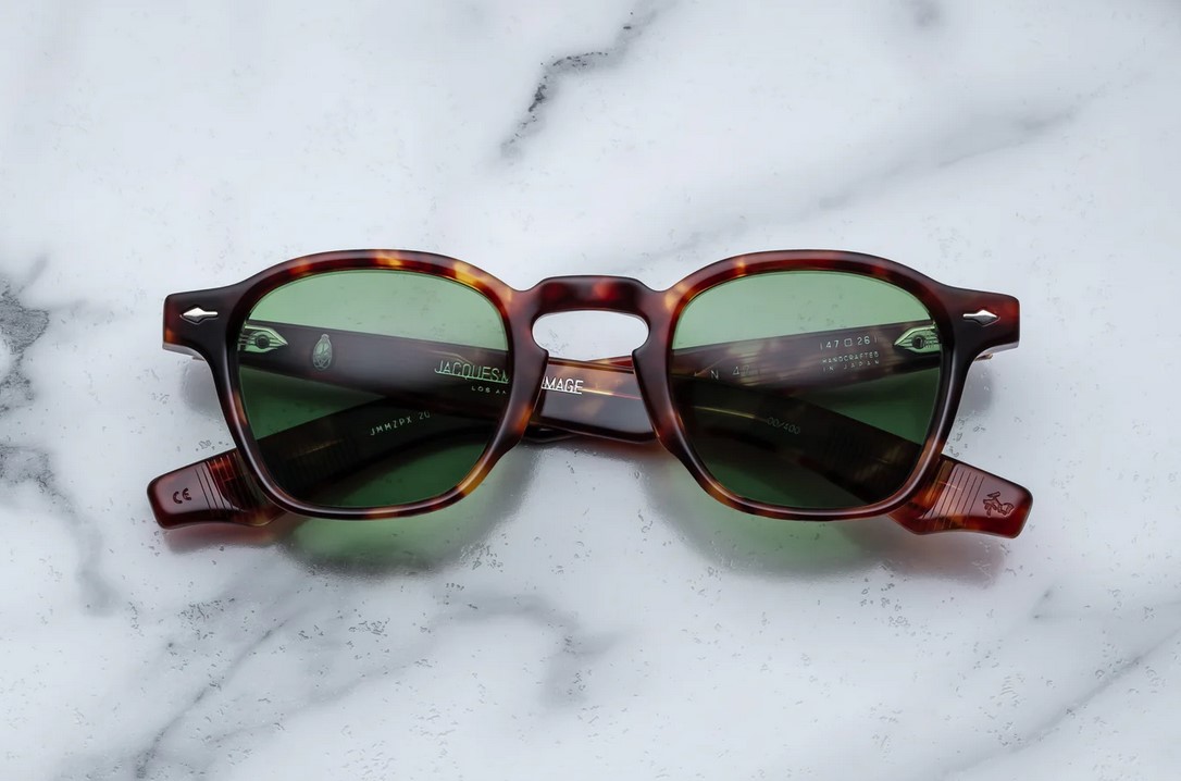 Sunglasses Model Zephirin 47 in color Baltic with Jade C39 lenses from Jacques Marie Mage