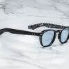 Sunglasses Model Zephirin 47 in color Polaris with Blue C39 lenses from Jacques Marie Mage