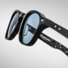 Sunglasses Model Zephirin 47 in color Polaris with Blue C39 lenses from Jacques Marie Mage
