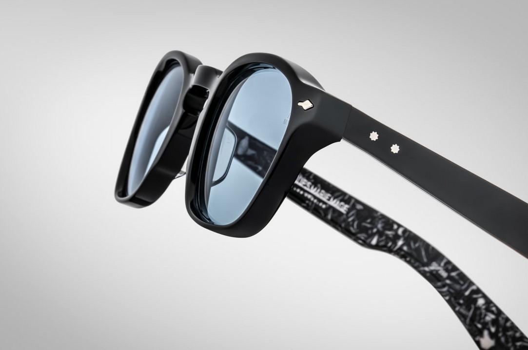 Sunglasses Model Zephirin 47 in color Polaris with Blue C39 lenses from Jacques Marie Mage