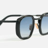 Sunglasses Model Léo in C303 with Clear Blue Gradient lenses from John Dalia