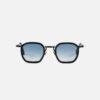 Sunglasses Model Léo in C303 with Clear Blue Gradient lenses from John Dalia