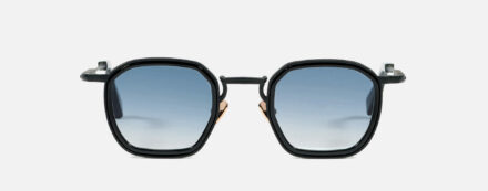 Sunglasses Model Léo in C303 with Clear Blue Gradient lenses from John Dalia
