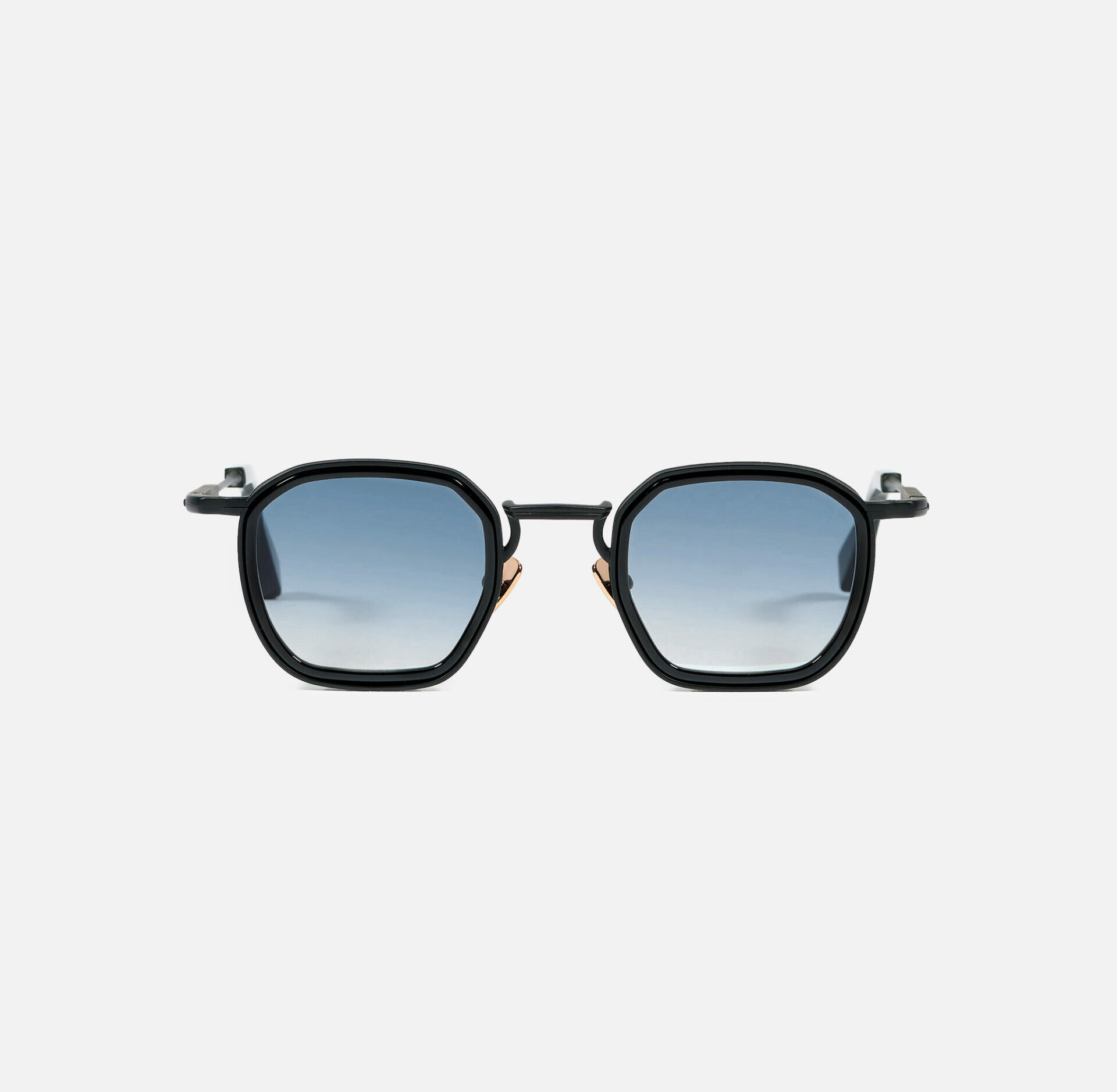 Sunglasses Model Léo in C303 with Clear Blue Gradient lenses from John Dalia