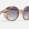 Sunglasses Model Steve in C418 with Grey Gradient lenses from John Dalia