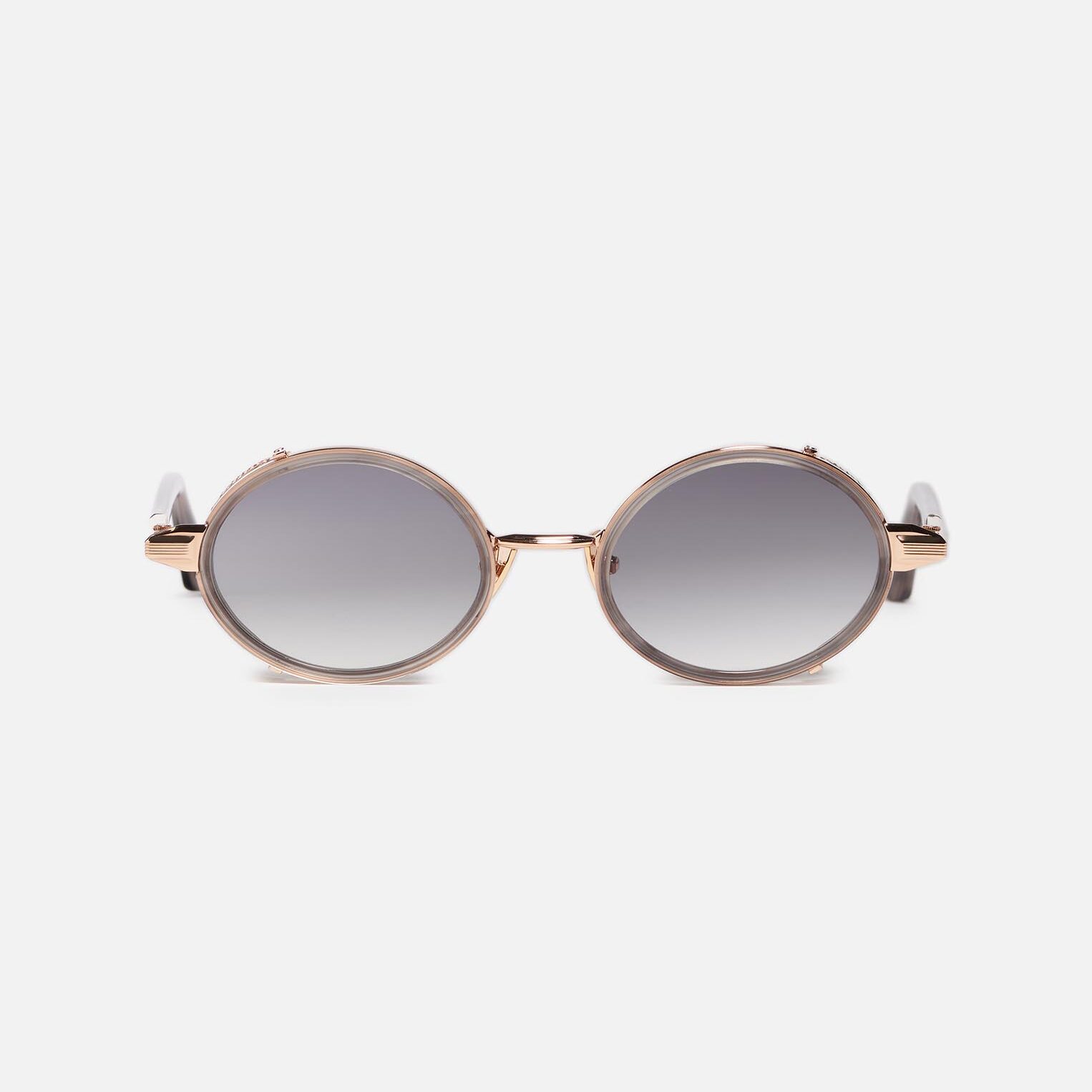 Sunglasses Model Steve in C418 with Grey Gradient lenses from John Dalia