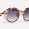 Sunglasses Model Steve in C430 with Dark Blue Gradient lenses from John Dalia