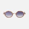 Sunglasses Model Steve in C430 with Dark Blue Gradient lenses from John Dalia