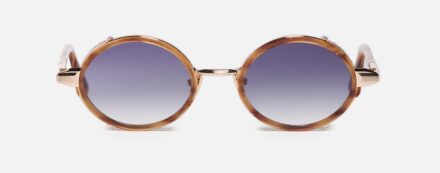 Sunglasses Model Steve in C430 with Dark Blue Gradient lenses from John Dalia