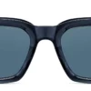 Sunglasses Matsuda model M1033 in Color Dark Navy Crystal and Gold with Blue Grey CR39 Lenses