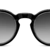 Sunglasses Matsuda model M2050 in Color Black Stripe and Brushed Silver with Grey Gradient Lenses CR39 Lenses
