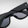 Sunglasses model Chelsea in color Black with Jet lenses from Jacques Marie Mage