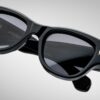 Sunglasses model Chelsea in color Black with Jet lenses from Jacques Marie Mage