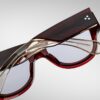 Sunglasses model Chelsea in color Cherry with Lavender lenses from Jacques Marie Mage