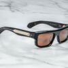 Sunglasses Model Cleavon 57 in Color Eclipse 2 with Sienna lenses from Jacques Marie Mage