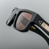 Sunglasses Model Cleavon 57 in Color Eclipse 2 with Sienna lenses from Jacques Marie Mage