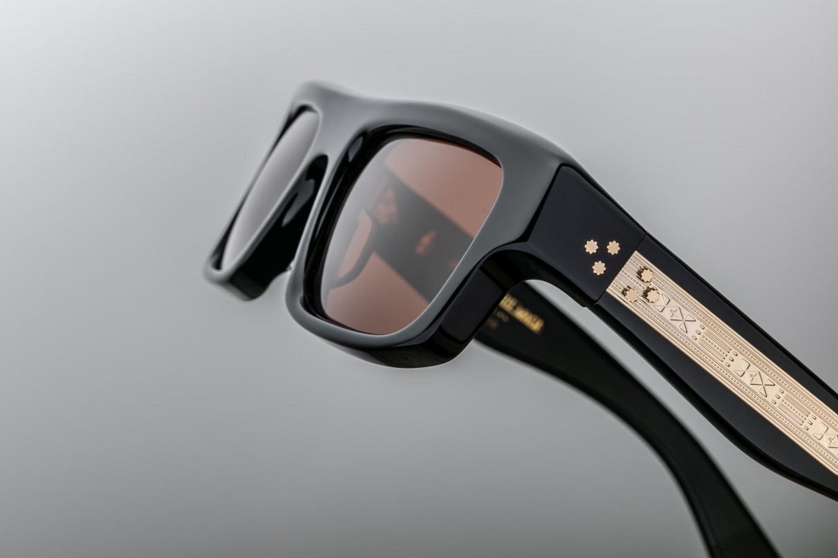 Sunglasses Model Cleavon 57 in Color Eclipse 2 with Sienna lenses from Jacques Marie Mage