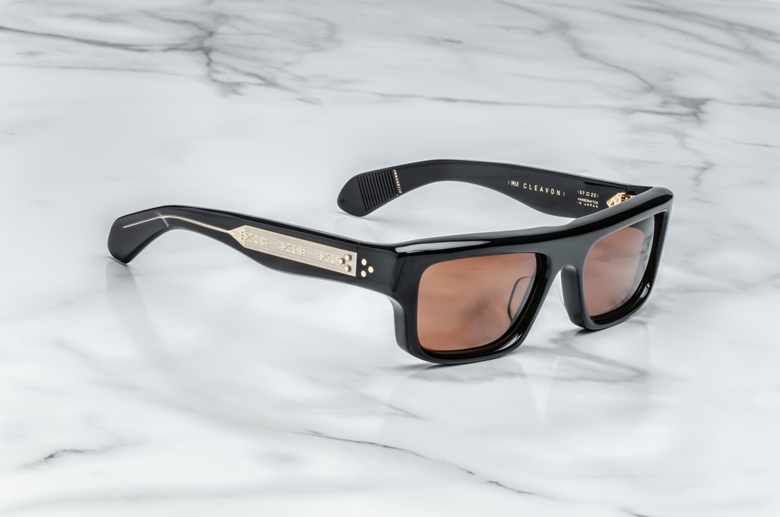 Sunglasses Model Cleavon 57 in Color Regal with Neptune Gradient lenses from Jacques Marie Mage