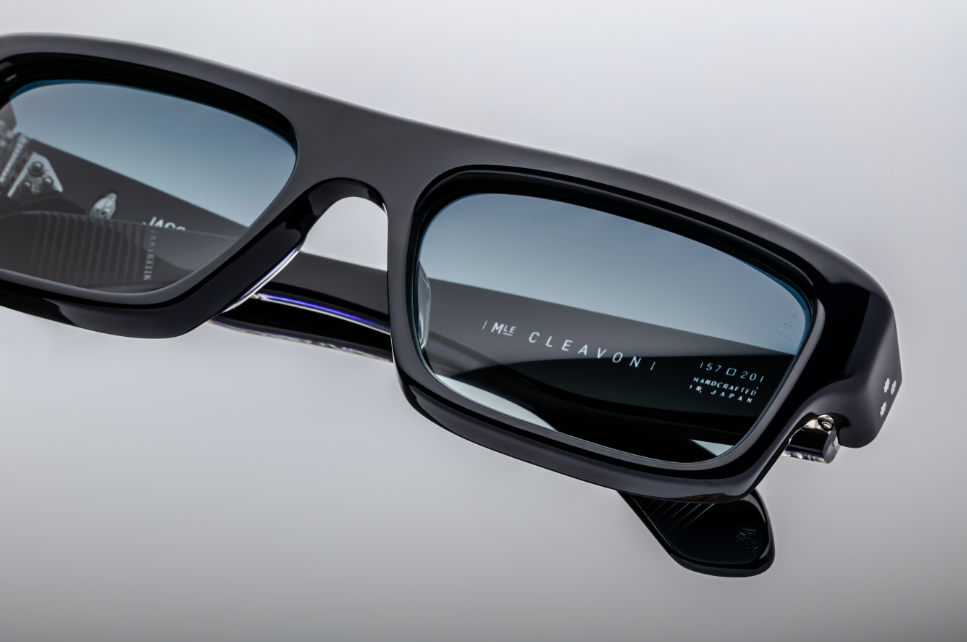 Sunglasses Model Cleavon 57 in Regal with Dark Blue Gradient lenses from Jacques Marie Mage