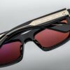 Sunglasses Model Cleavon 57 in Color Regal with Neptune Gradient lenses from Jacques Marie Mage