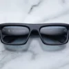 Sunglasses Model Cleavon 57 in Regal with Dark Blue Gradient lenses from Jacques Marie Mage