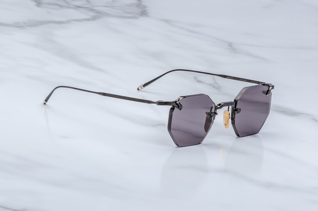 Sunglasses Model El Dorado in color Black with Grey Lenses from Jacques Marie Mage