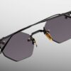 Sunglasses Model El Dorado in color Black with Grey Lenses from Jacques Marie Mage