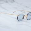 Sunglasses Model El Dorado in color Ciel with Baby Blue Lenses from Jacques Marie Mage