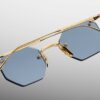 Sunglasses Model El Dorado in color Ciel with Baby Blue Lenses from Jacques Marie Mage