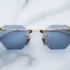 Sunglasses Model El Dorado in color Ciel with Baby Blue Lenses from Jacques Marie Mage